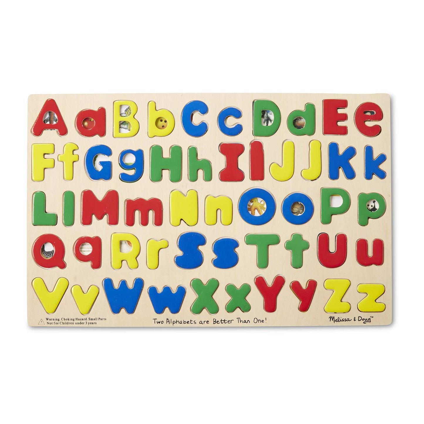 Melissa and Doug - Upper & Lower Case Alphabet Puzzle (2 Credits 2個玩具代金)(Toy Library Only))