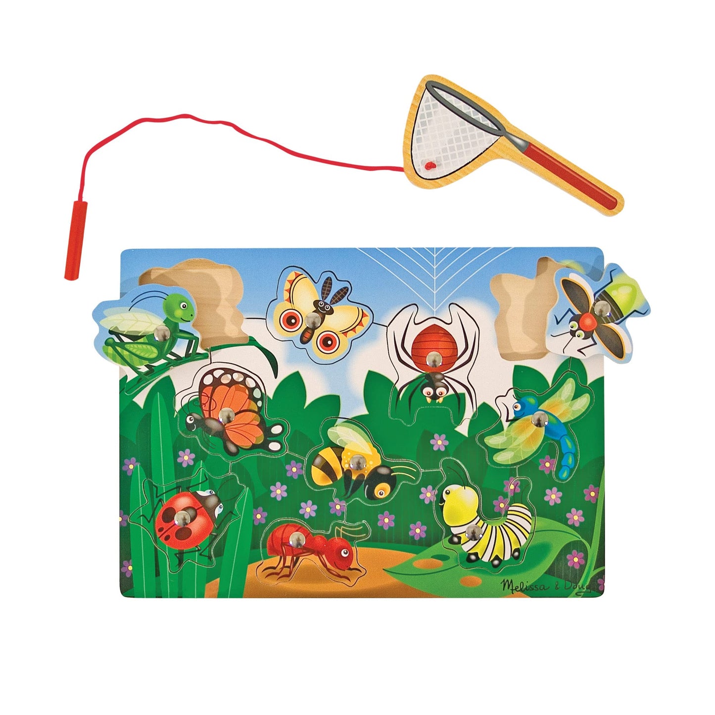 Melissa and Doug - Bug-Catching Magnetic Puzzle Game (2 Credits 2個玩具代金)(Toy Library Only)
