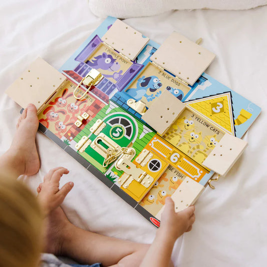 Melissa & Doug - Latches Board (2 credits 2個玩具代金)(Toy Library Only)