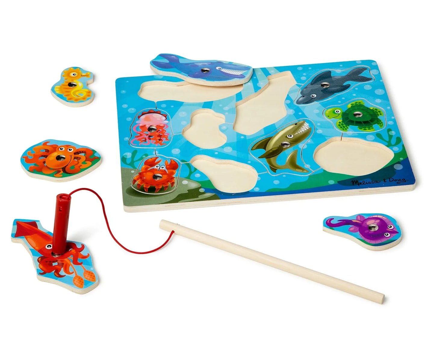 Melissa & Doug - Fishing Magnetic Puzzle Game (2 credits 2個玩具代金)(Toy Library Only)