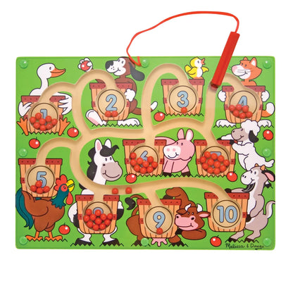 Melissa & Doug - Magnetic Number Maze (2 credits 2個玩具代金)(Toy Library Only)