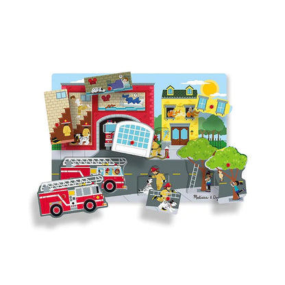 Melissa & Doug - Around the Fire Station Sound Puzzle (2 credits 2個玩具代金)(Toy Library Only)
