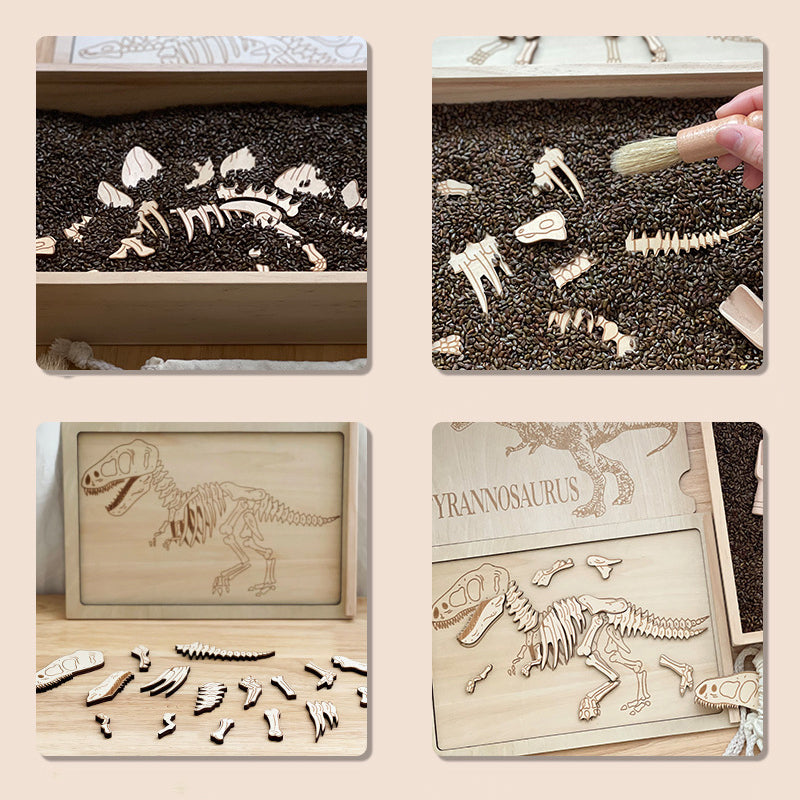 Wooden Archaeological Dinosaur Puzzle (2 Credits/2個玩具代金)(Only for toy library)