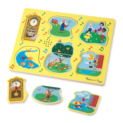 Melissa & Doug - Sing-Along Nursery Rhymes Sound Puzzle (2 credits 2個玩具代金)