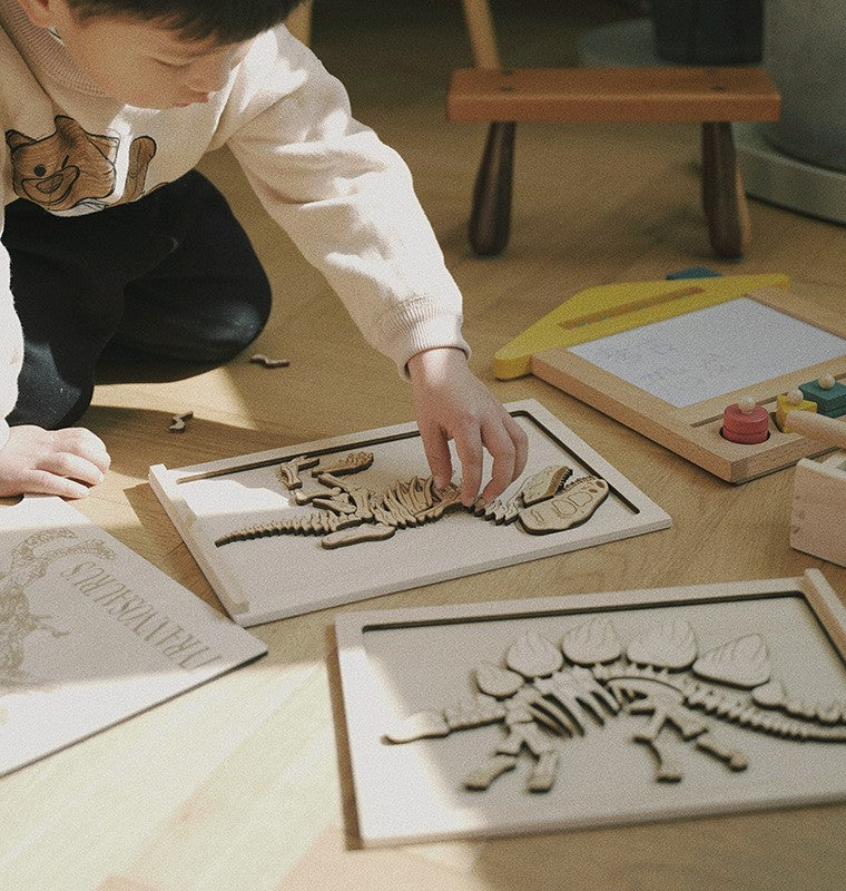 Wooden Archaeological Dinosaur Puzzle (2 Credits/2個玩具代金)(Only for toy library)