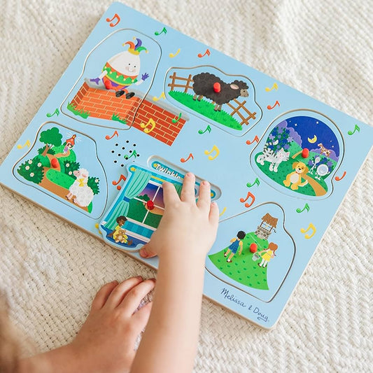 Melissa & Doug - Sing-Along Nursery Rhymes Sound Puzzle (2 credits 2個玩具代金)