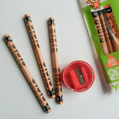 Tombow-日本 Yo-i 兒童設計獎幼兒學習大三角6B鉛筆  (not available for Toy library)