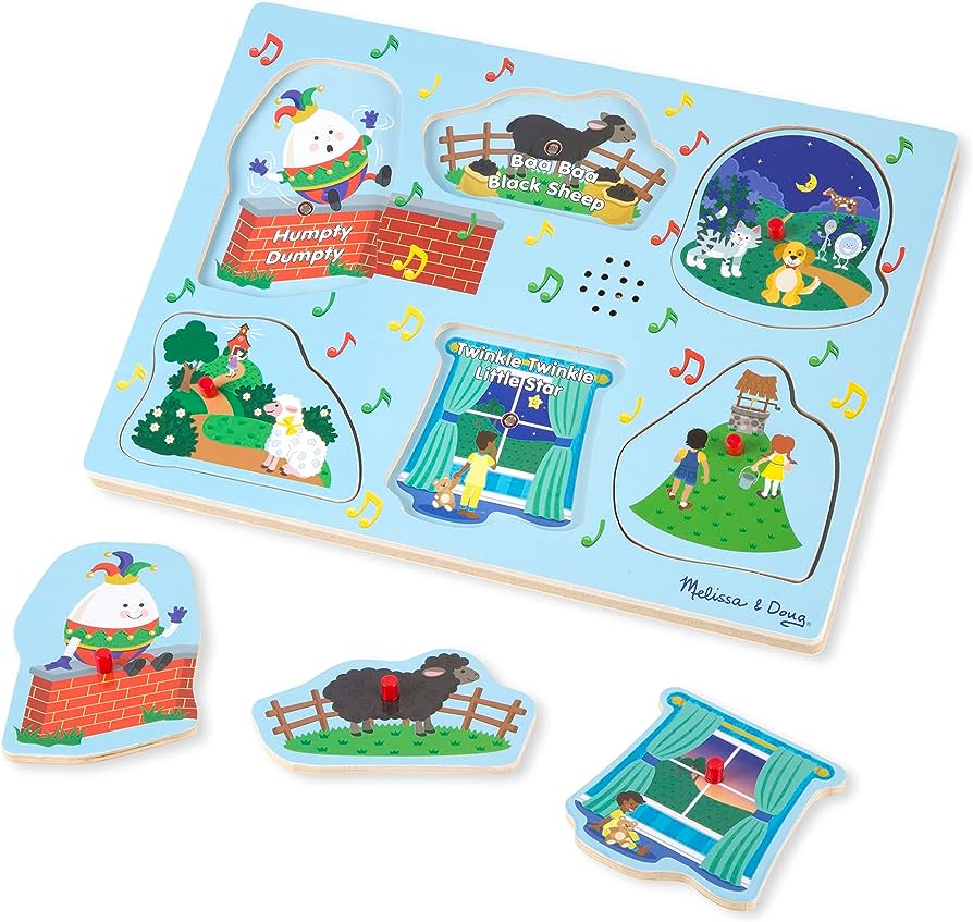 Melissa & Doug - Sing-Along Nursery Rhymes Sound Puzzle (2 credits 2個玩具代金)