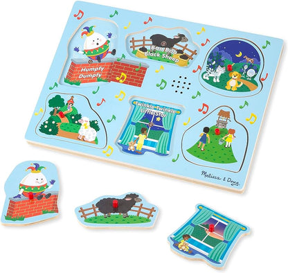 Melissa & Doug - Sing-Along Nursery Rhymes Sound Puzzle (2 credits 2個玩具代金)