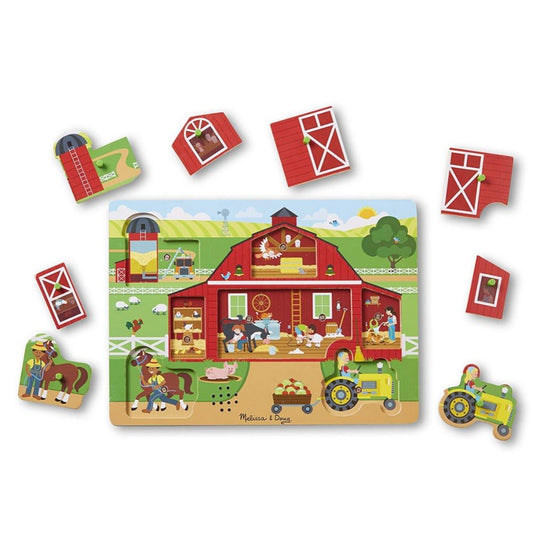 Melissa & Doug - Around The Farm Sound Puzzle (2 credits 2個玩具代金)