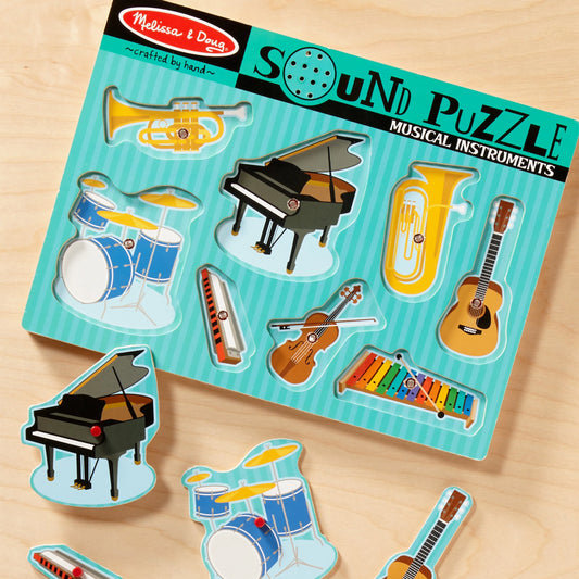 Melissa & Doug - Musical Instruments Sound Puzzle (2 credits 2個玩具代金)
