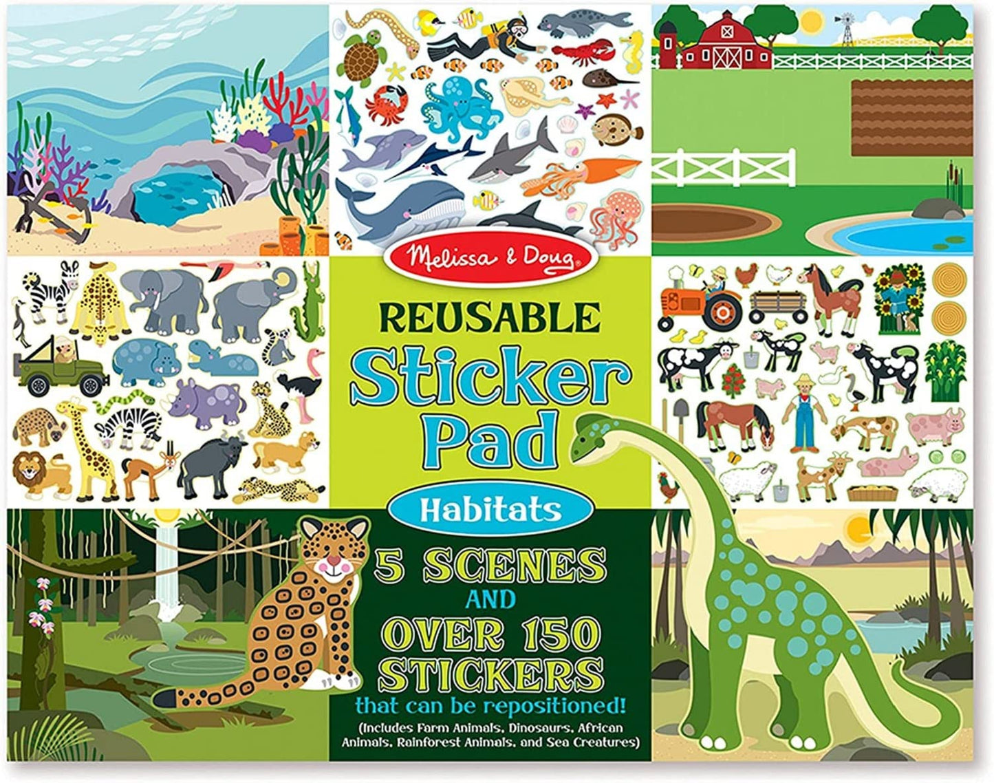 Melissa and Doug - Reusable sticker set (Not available for toy library)