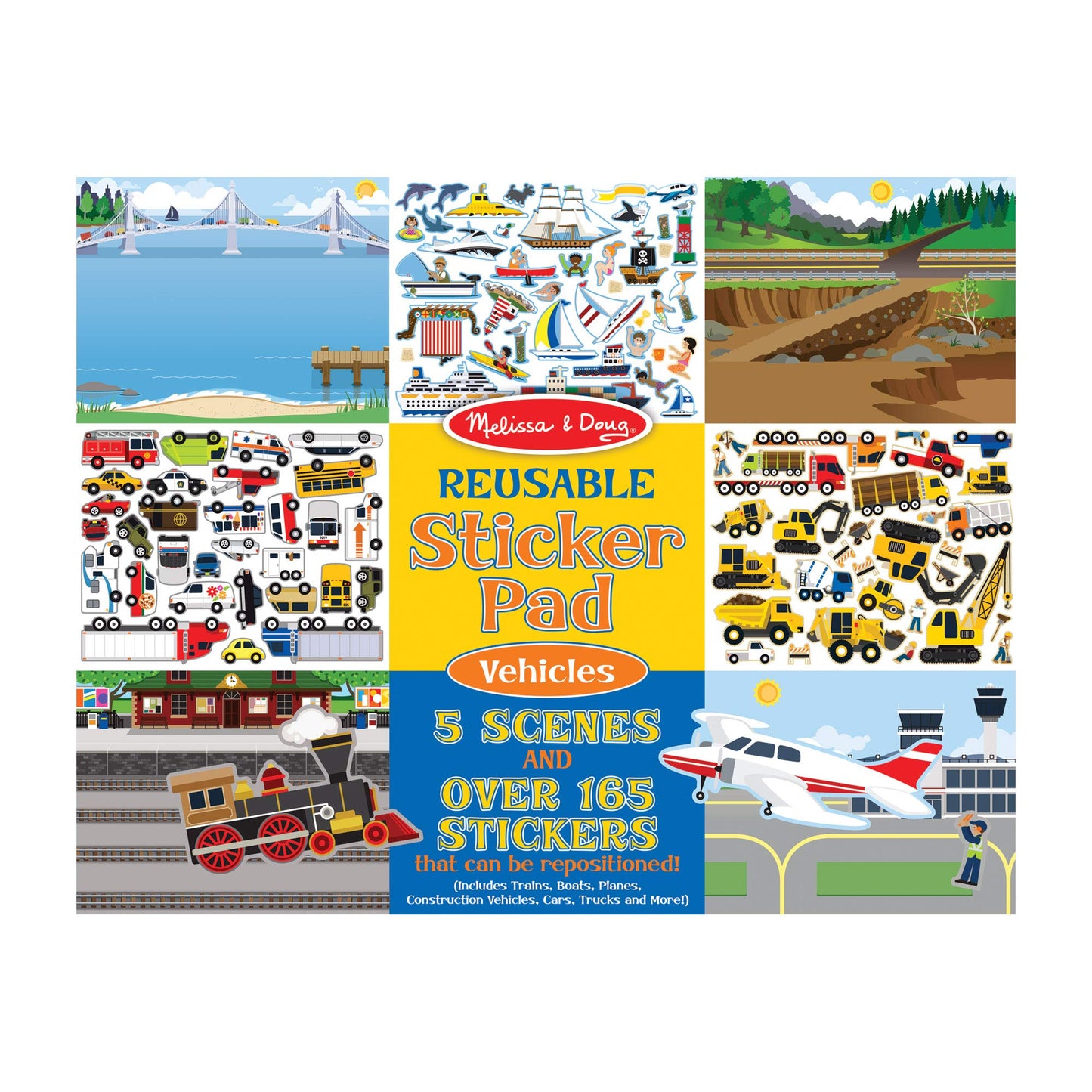 Melissa and Doug - Reusable sticker set (Not available for toy library)