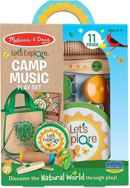 Melissa and Doug - Let's Explore Camp Music Play Set (3 Credits 3個玩具代金)