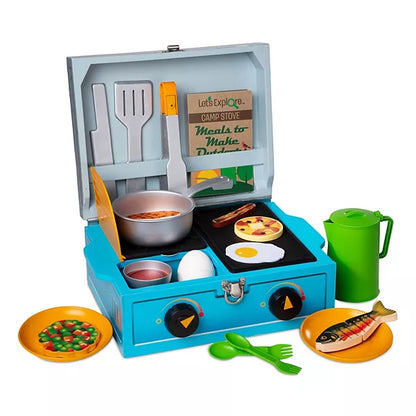 Melissa and Doug - Let's Explore Wooden Camp Stove Play Set (3 Credits 3個玩具代金)