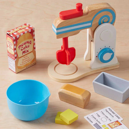 Melissa and Doug - Wooden Make-a-Cake Mixer Set (2 Credits 2個玩具代金)