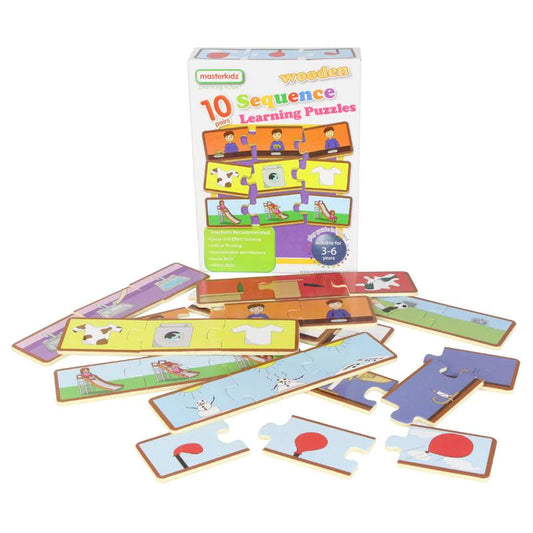 Masterkidz - Wooden Sequencing Puzzles (2Credit/2個玩具代金)