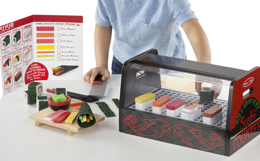 Melissa and Doug - Roll Wrap & Slice Sushi Counter (3 credits 3個玩具代金)
