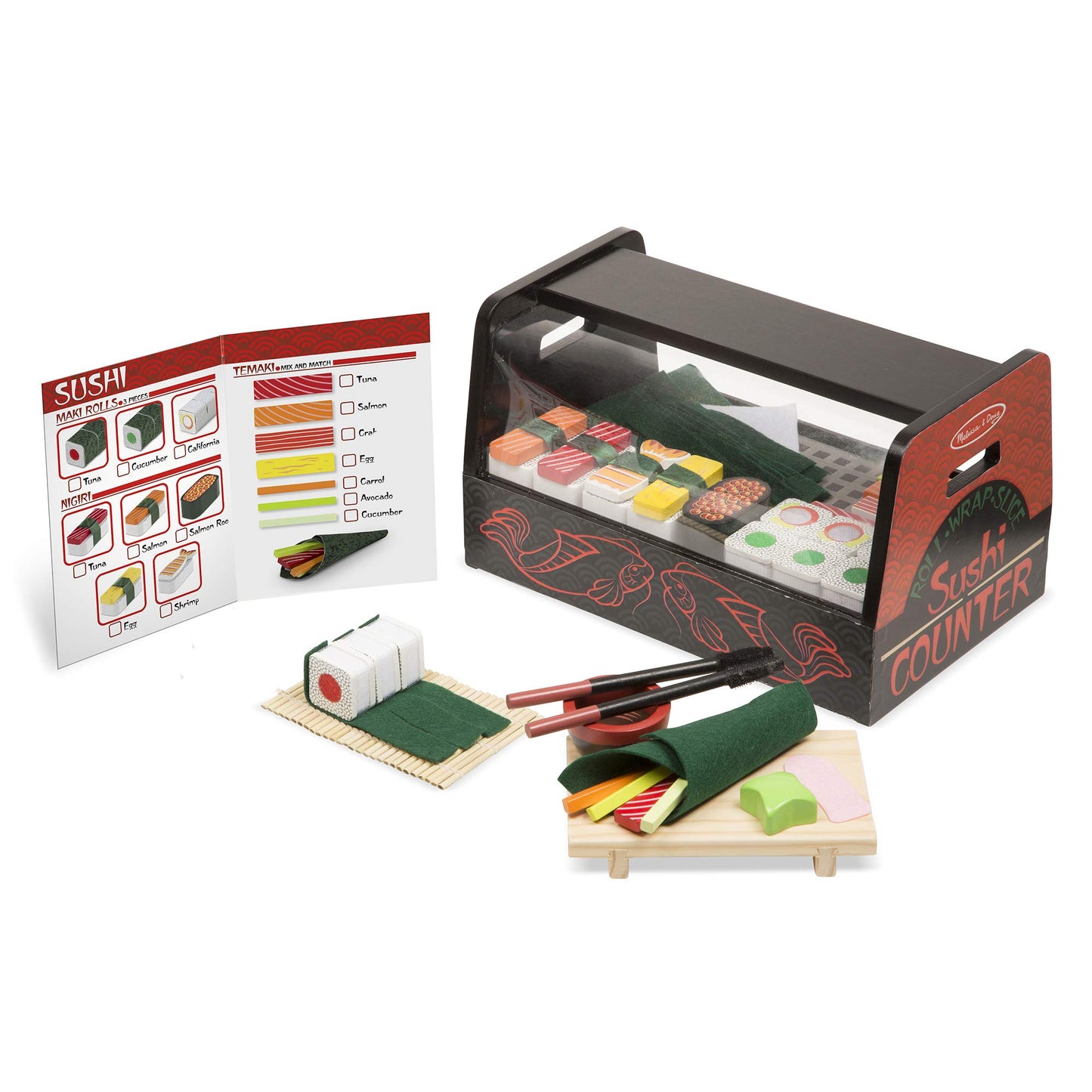 Melissa and Doug - Roll Wrap & Slice Sushi Counter (3 credits 3個玩具代金)