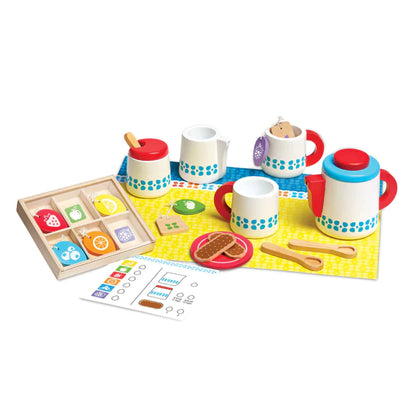 Melissa and Doug - Wooden Steep & Serve Tea Set (2 credits 2個玩具代金)
