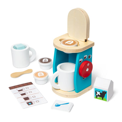 Melissa and Doug - Wooden Brew & Serve Coffee Set (2 credits 2個玩具代金)