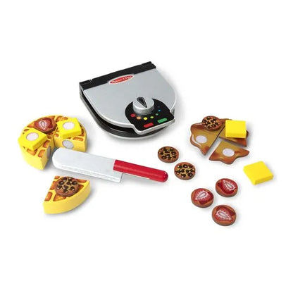 Melissa and Doug - Press and Serve Wooden Waffle Set (2 credits 2個玩具金幣)