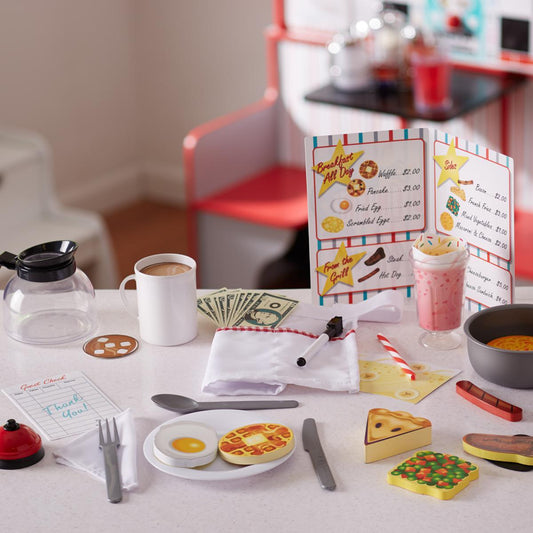 Melissa and Doug - Star Diner Restaurant Play Set (3 credits 3個玩具金幣)