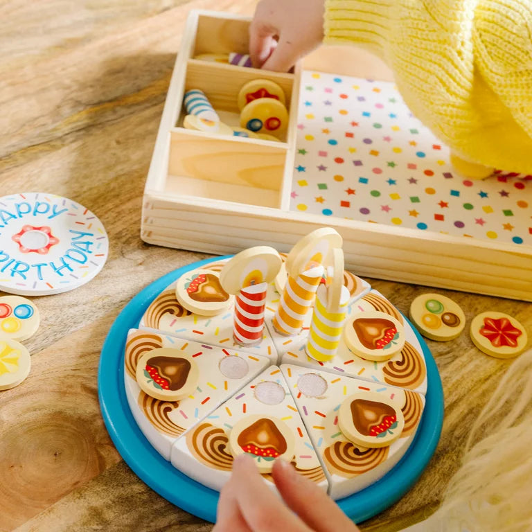 Melissa & Doug - Birthday Party - Wooden Play Food (2 credits 2個玩具金幣)