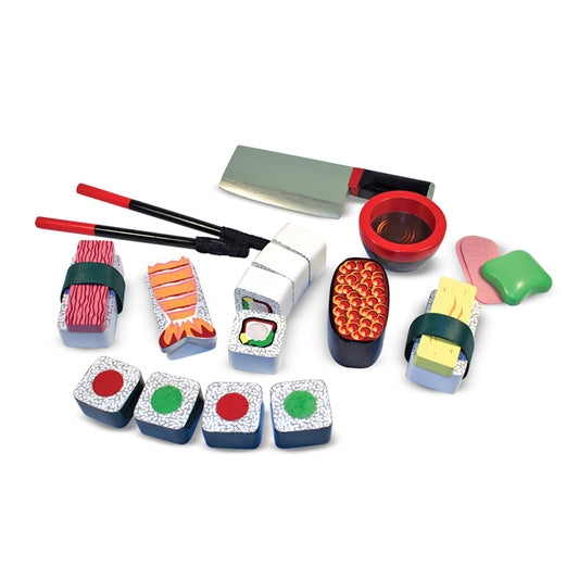 Melissa and Doug - Wooden Sushi slicing playset (2credits)