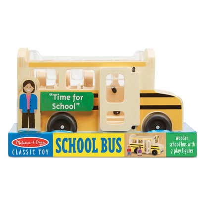 Melissa and Doug - Wooden Classic School Bus (2 Credits)