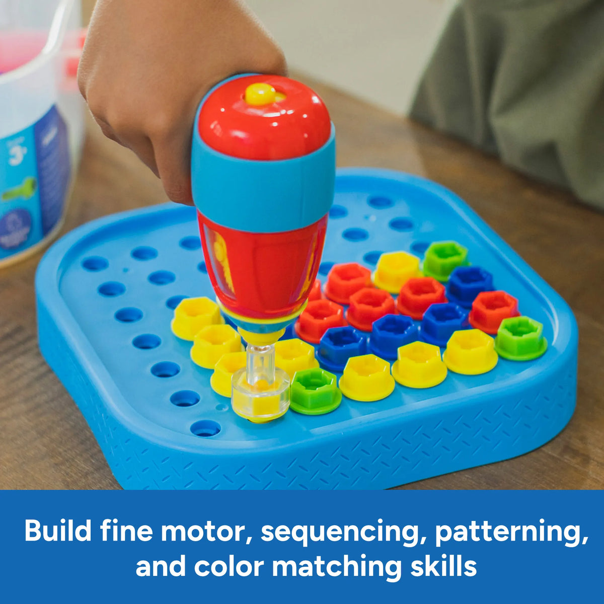 Educational Insights Design & Drill® Bolt-It Bucket™ (not available for Toy library)