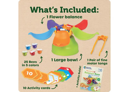 Learning Resources 平衡蜜蜂精細動作分類套裝 (not available for Toy library)