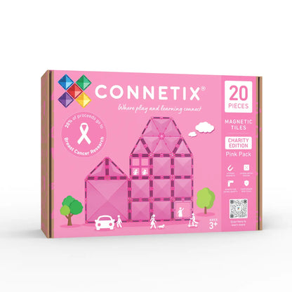 Connetix-Charity Pack Pink/Teal 20 pc