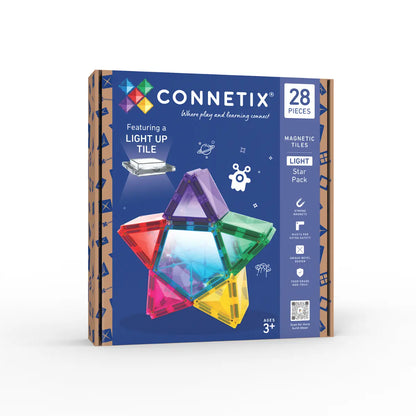 Connetix-Light Star Pack 28 pc  (not available for Toy library)